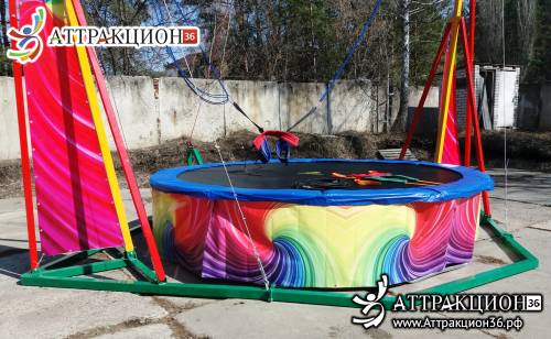 Аттракцион Батут ТАРЗАНКА 1местный 8метров (Аттракцион36.рф)