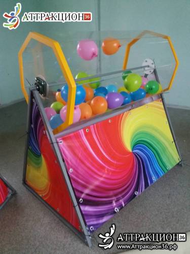 Призовая игра ЛОТОТРОН (объем 750литров, диаметр 100см, длина 100см) (Аттракцион36.рф)