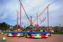 Аттракцион Батут ТАРЗАНКА 4местный 8метров (Аттракцион36.рф)