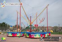 Аттракцион Батут ТАРЗАНКА 4местный 7метров (Аттракцион36.рф)