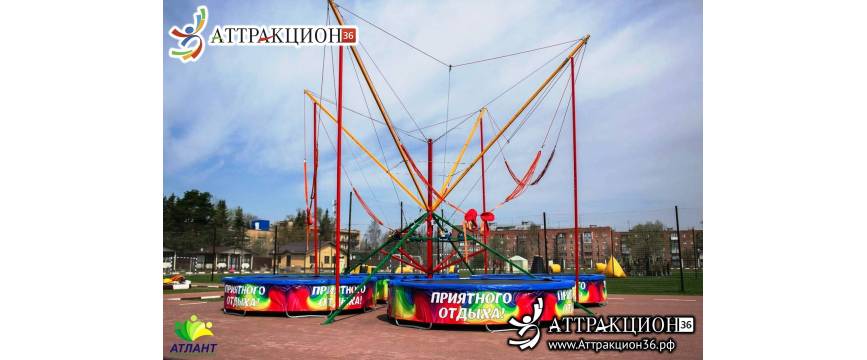 Тарзанка 7.5м 4мест